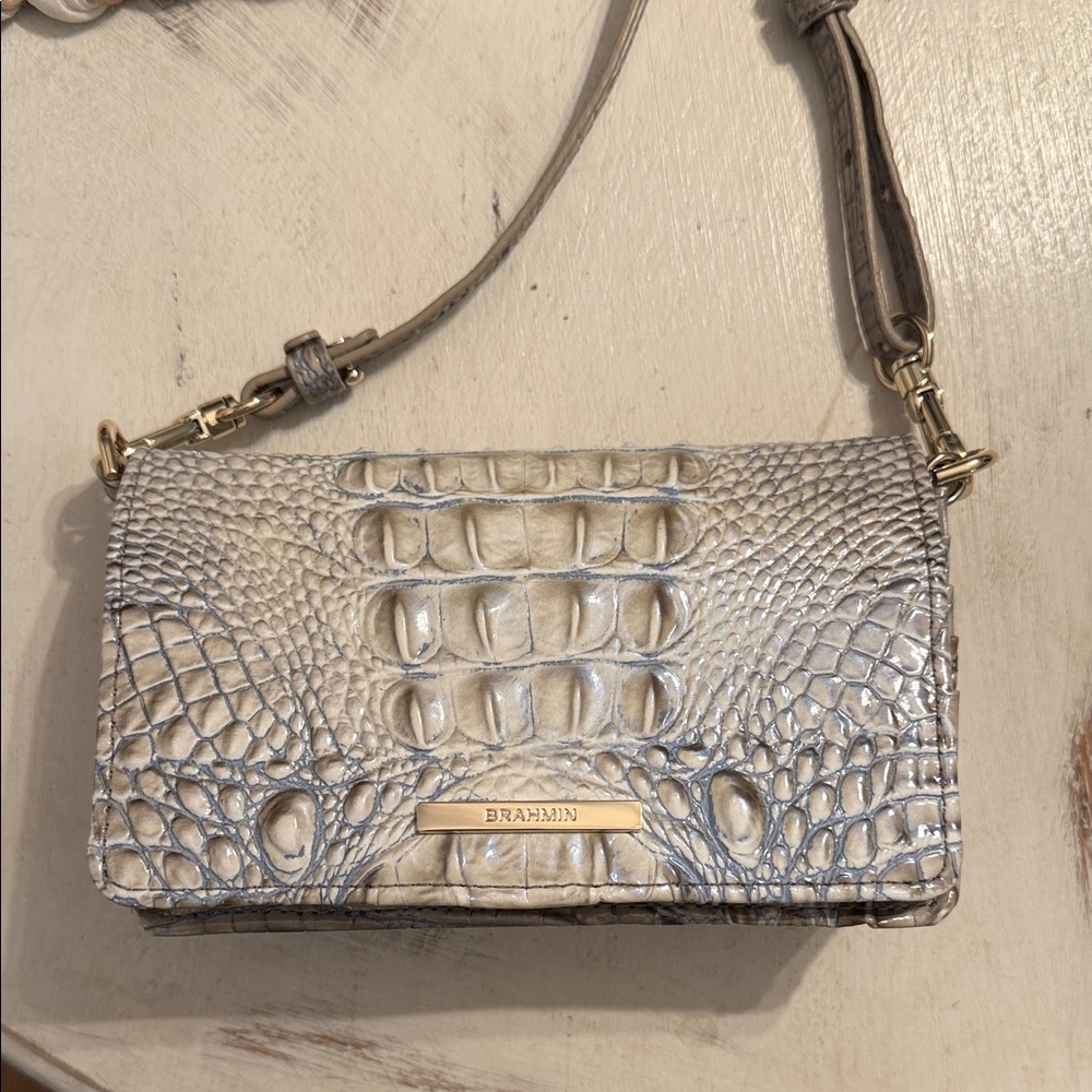 Brahmin Minuette grey ombre